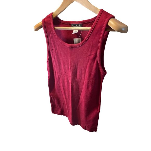 Vintage Hunters Run NWT Red Sleeveless Scoop Neck Tank Top SZ Large - Picture 3 of 7
